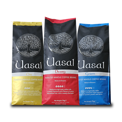 Uasal 1 kg Coffee Beans Locally Roasted in Ireland